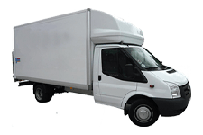 Van Rental Peterborough - Ford Luton 3.5 ton Tail Box Lift Truck - Truck hire Peterborough